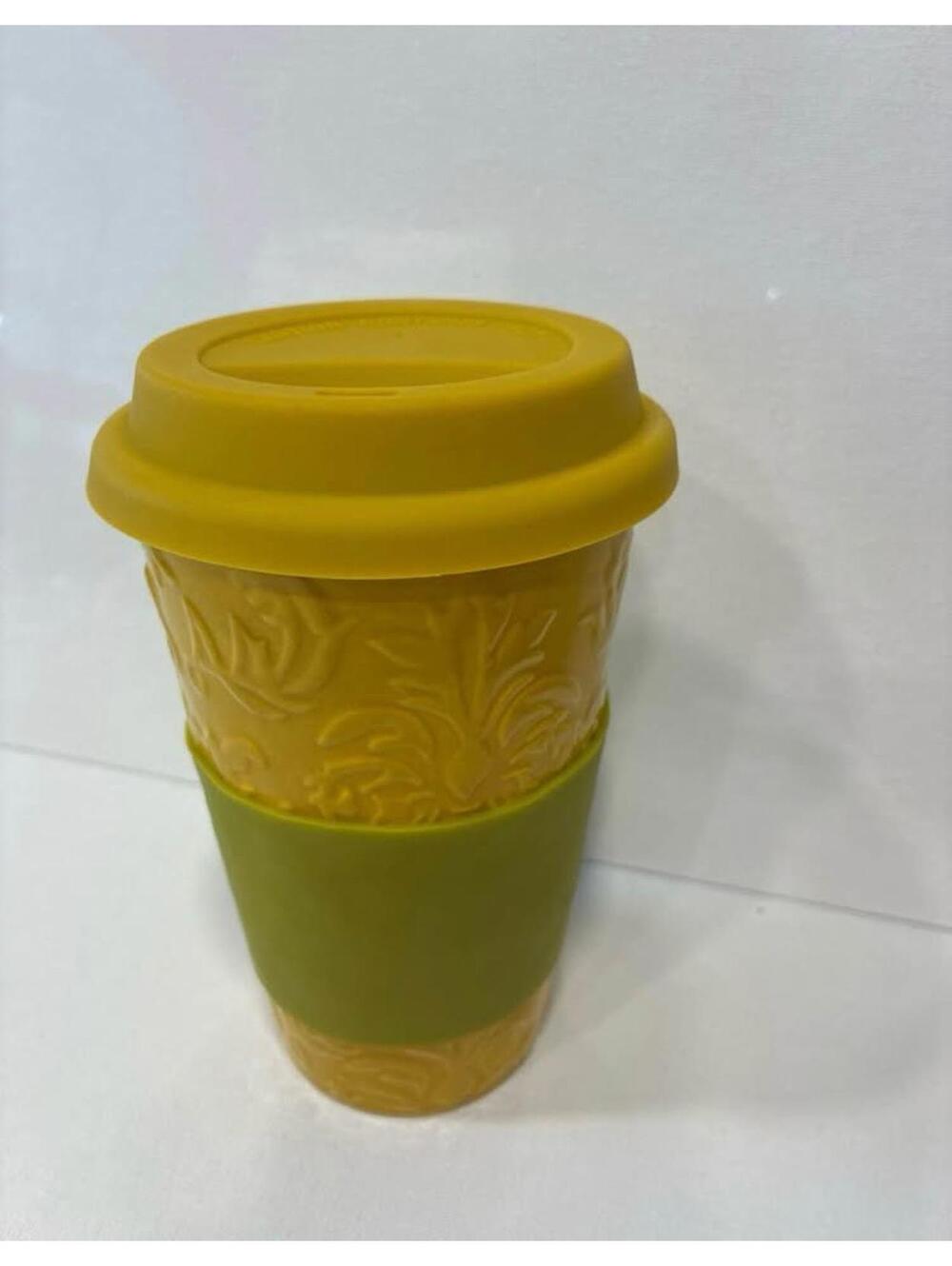SCM Designs Yellow Travel Mug